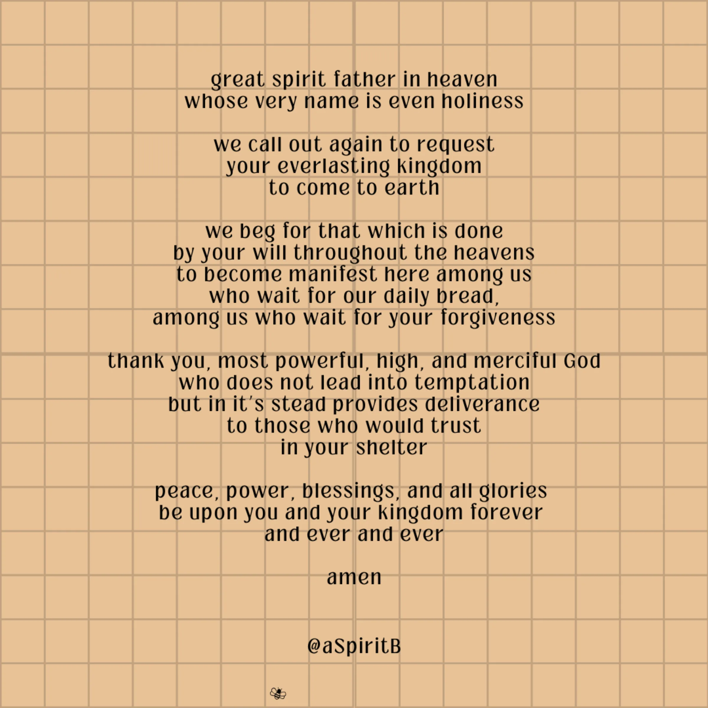 lords prayer