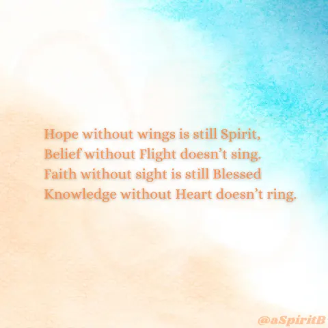 hope without wings